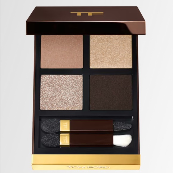 Tom Ford Brown and Gold Eyeshadow Palette Luxurious Makeup